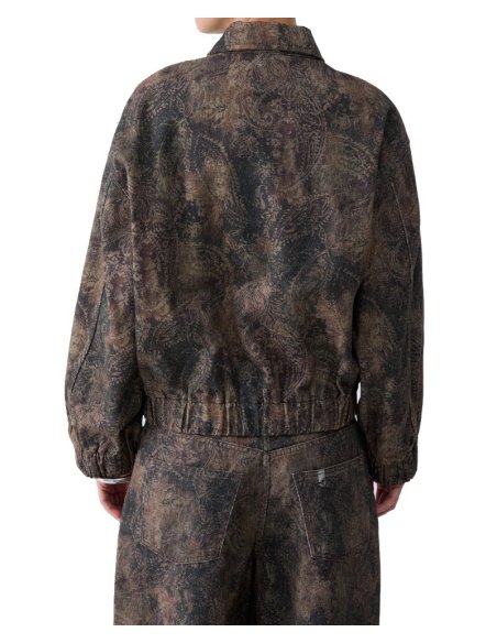 GIUBBOTTO OVERSIZE CON STAMPA GLITTER