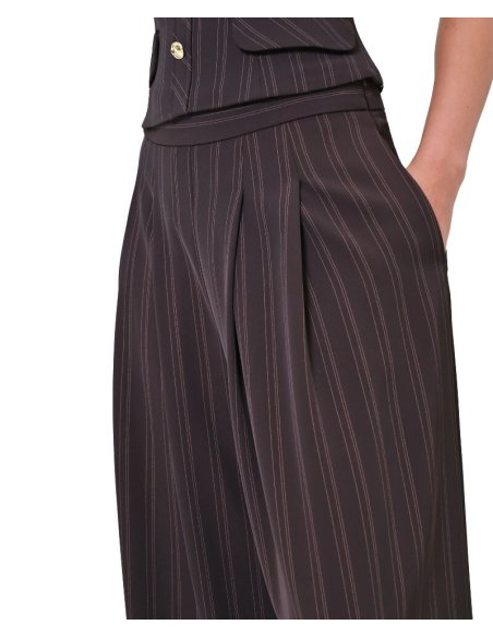 PANTALONE PALAZZO GESSATO