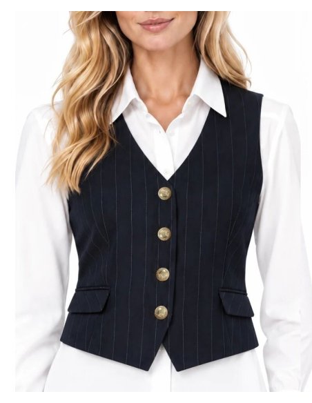 GILET CORTO GESSATO