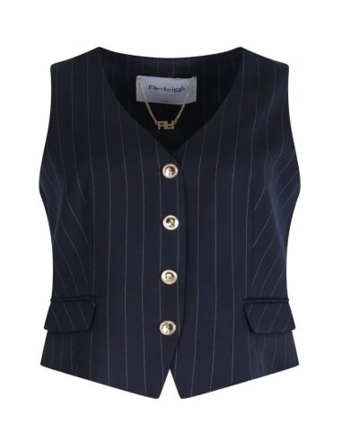 GILET CORTO GESSATO