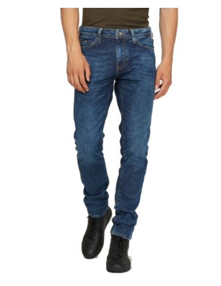 JEANS 5 TASCHE SAX ZIP