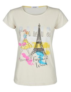 T-SHIRT DONNA GIROCOLLO