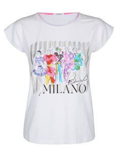 T-SHIRT DONNA MANICA PIPISTRELLO